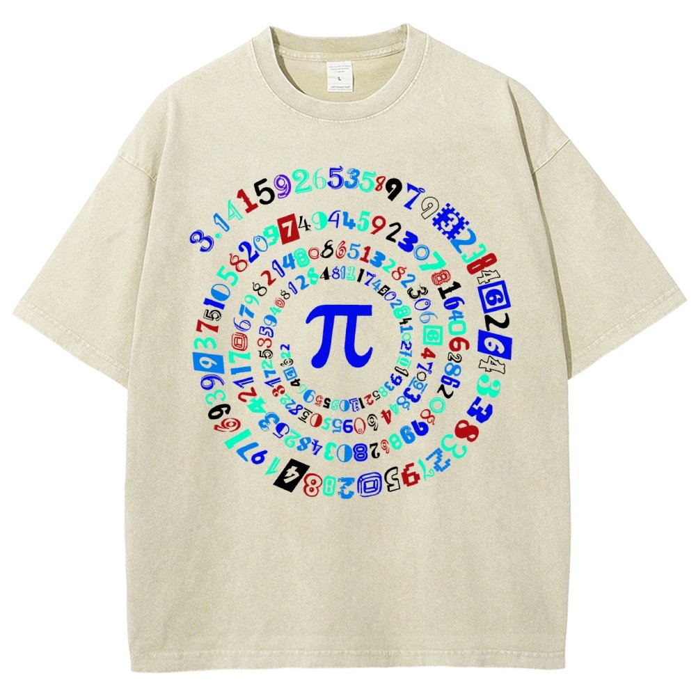 Happy Pi Day Vintage Distressed T-shirt