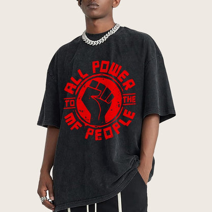 All Power Vintage Distressed T-shirt