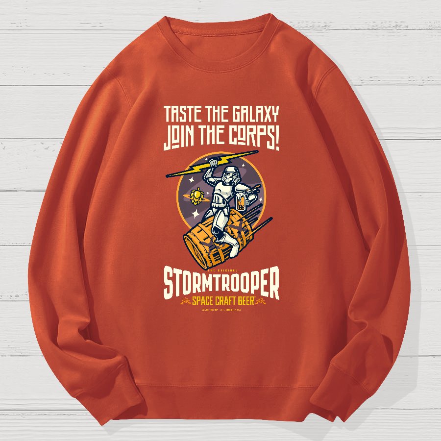 Taste The Galaxy Geek Cotton Sweatshirt