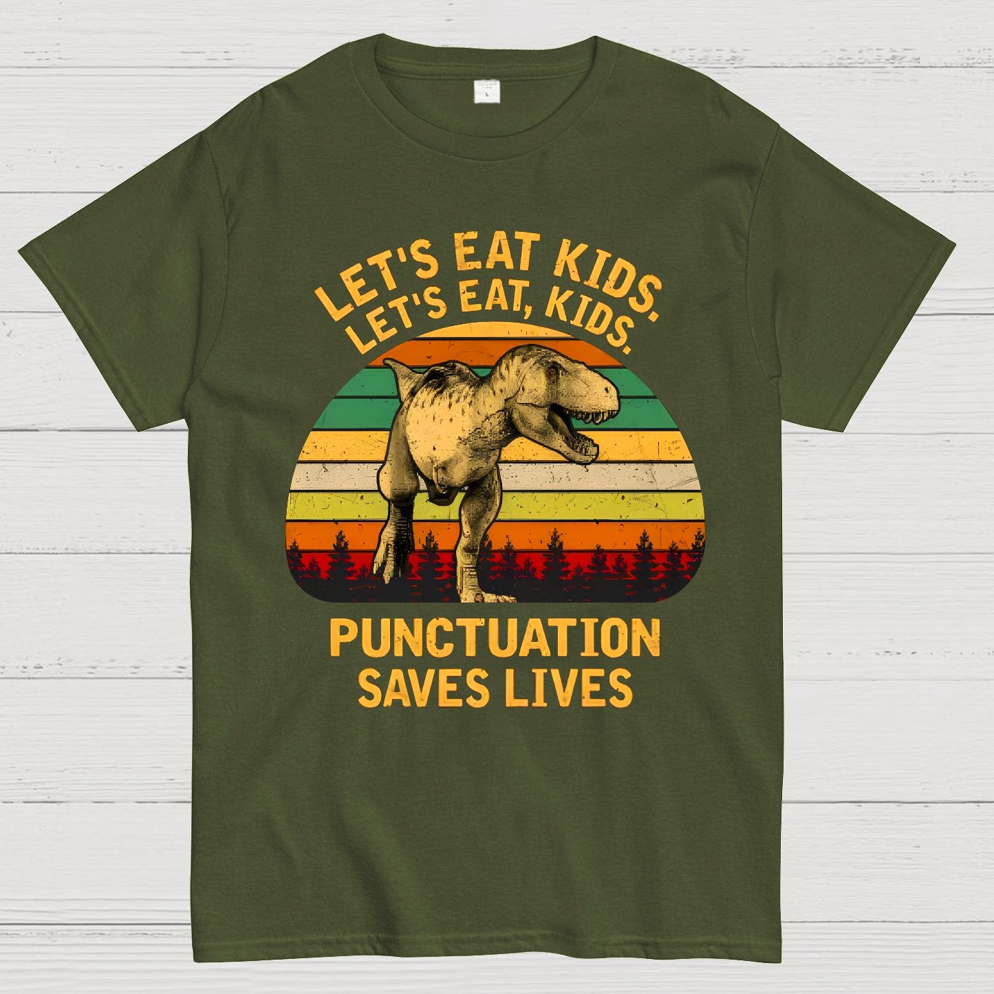 Punctuation Saves Lives Funny Geek T-Shirt