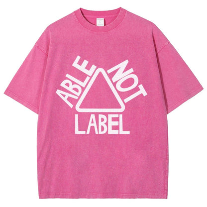 See the Able Not the Label Awareness Vintage Distressed T-shirt