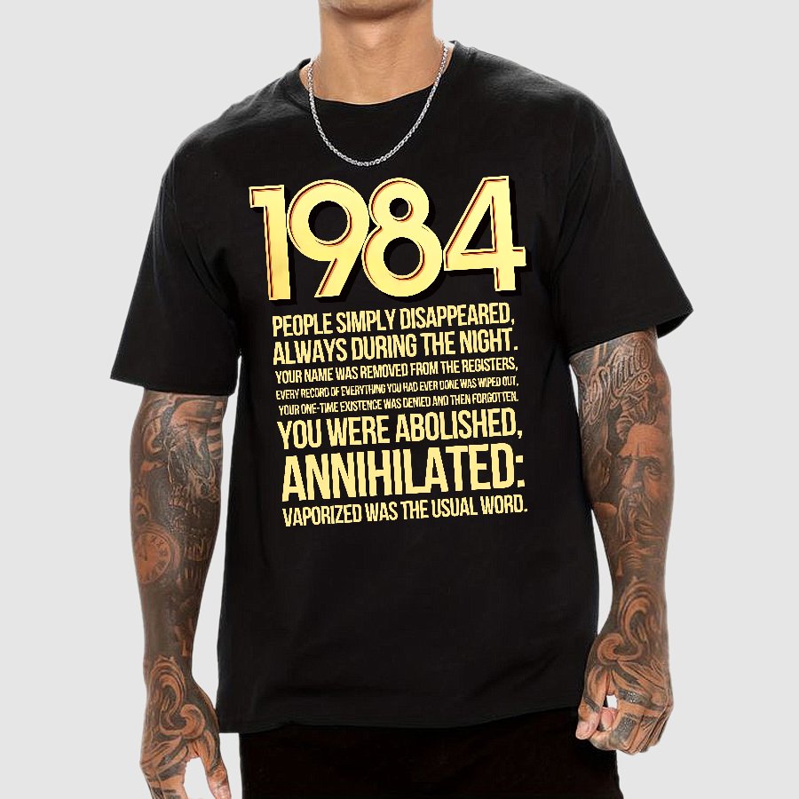 1984-Evaporation-Satire Geek T-Shirt