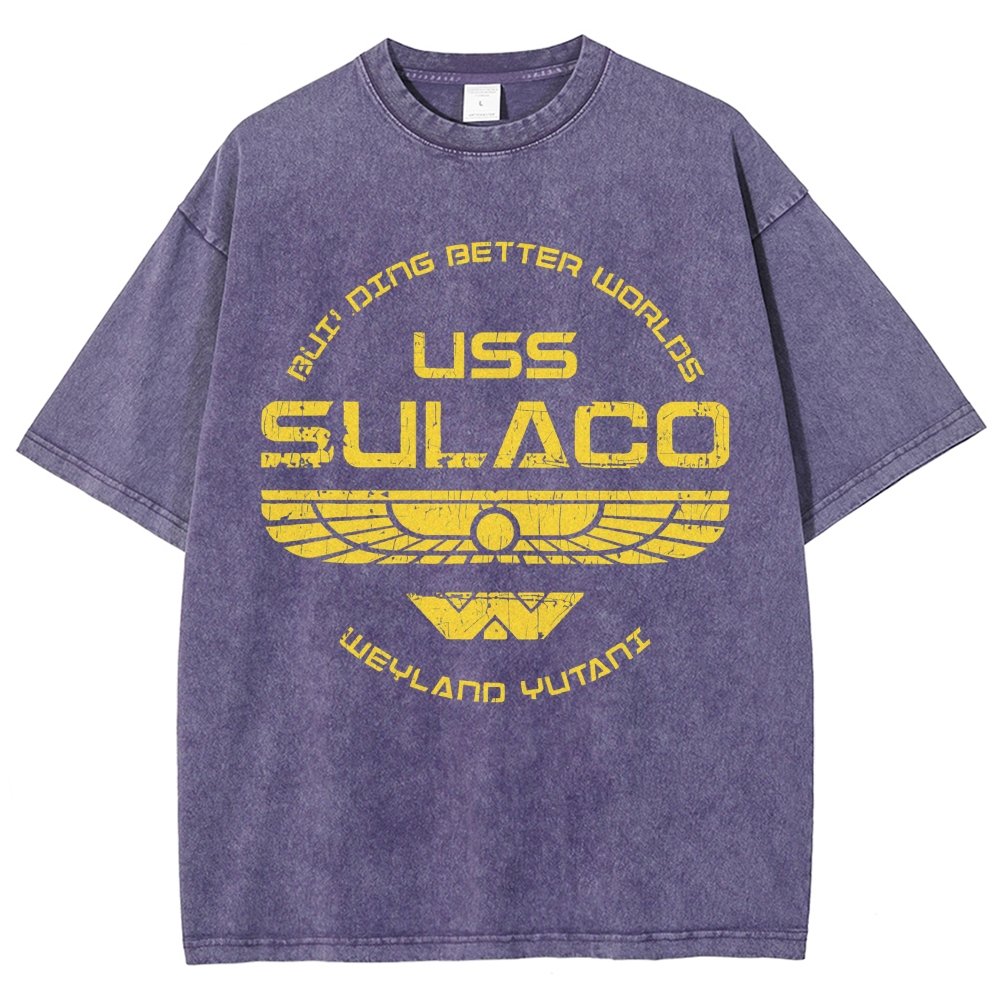 USS Starlight Vintage Distressed T-shirt