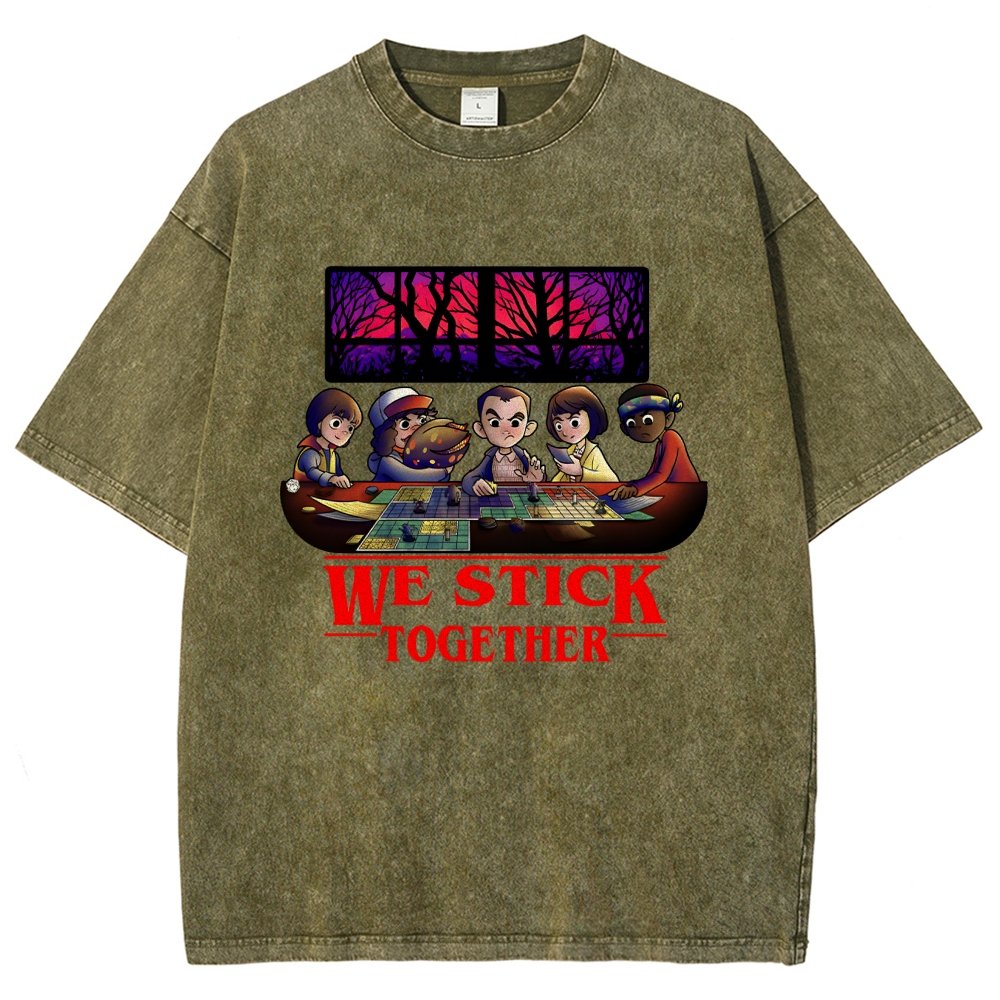 We Stick Together Vintage Distressed T-shirt