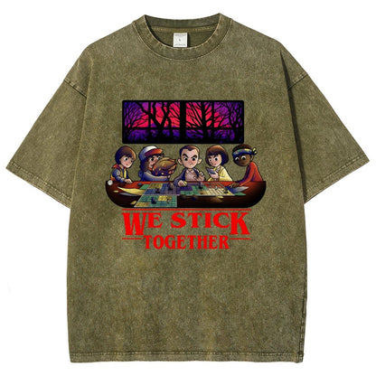We Stick Together Vintage Distressed T-shirt