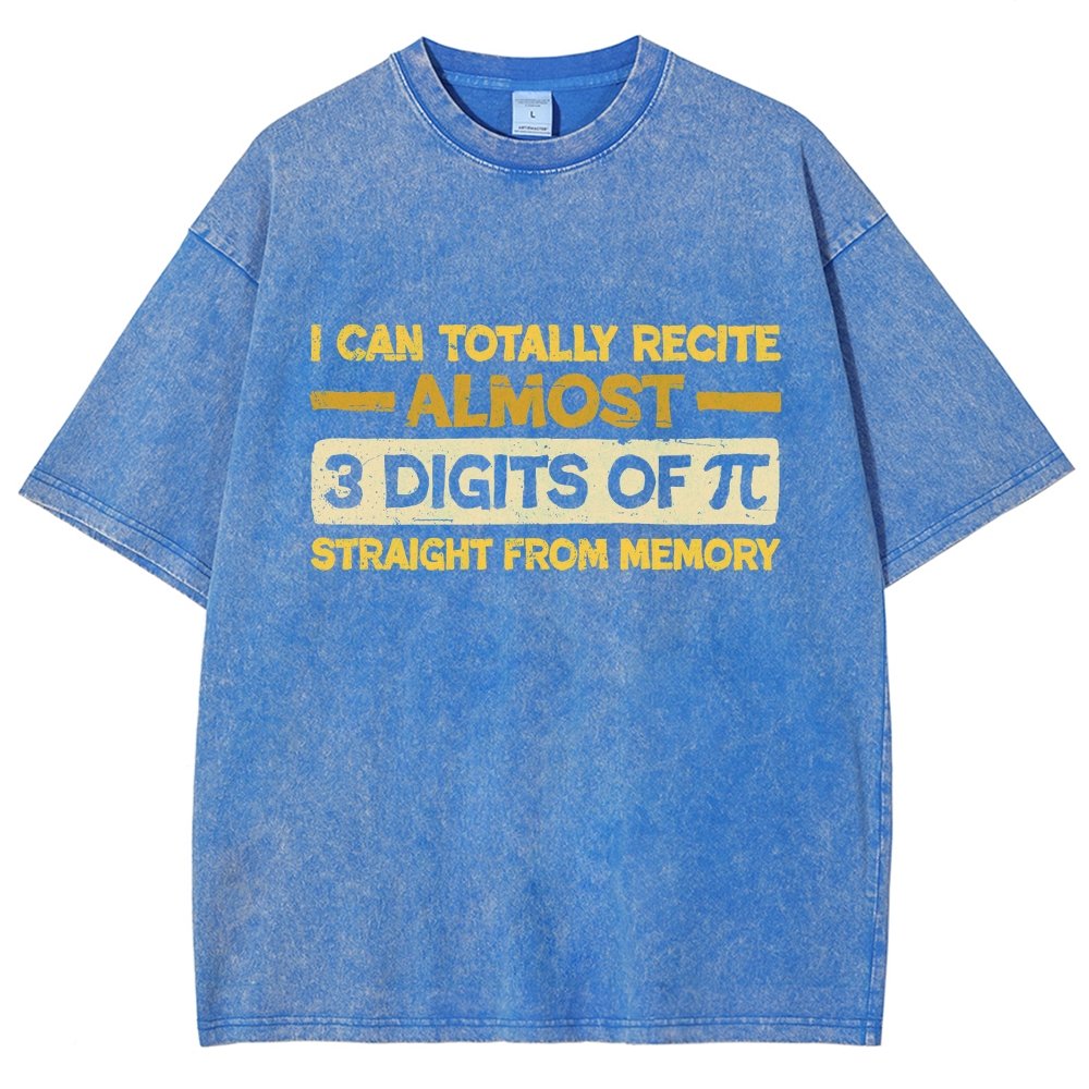 3 Digits Of Pi Vintage Distressed T-shirt