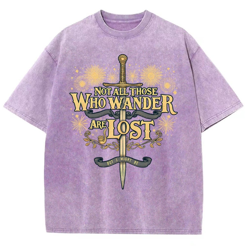 I might be lost Vintage Distressed T-shirt