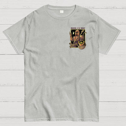 Rock Is The Way Front And Back Printing Geek T-Shirt