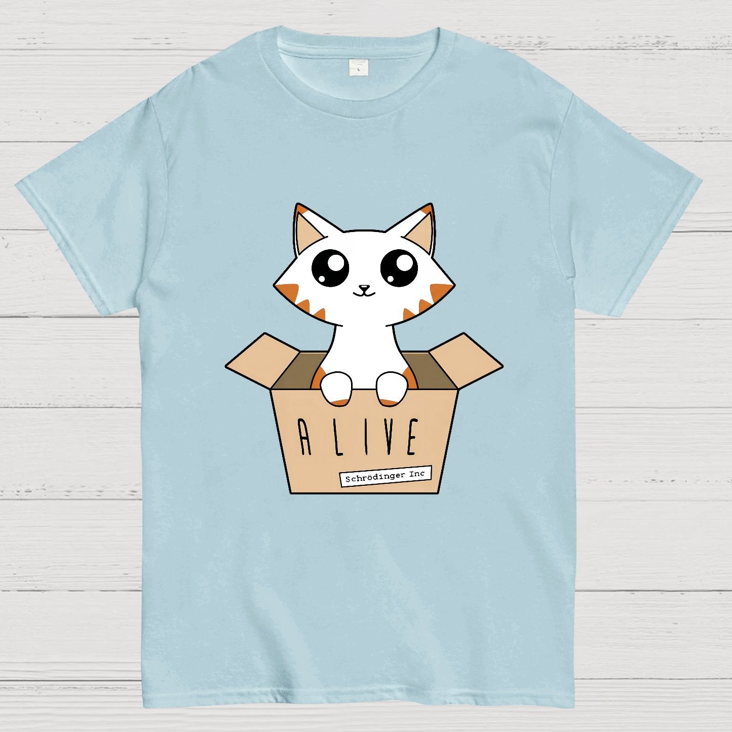 Schrödinger's Cat Glow in the Dark Nerdy T-Shirt
