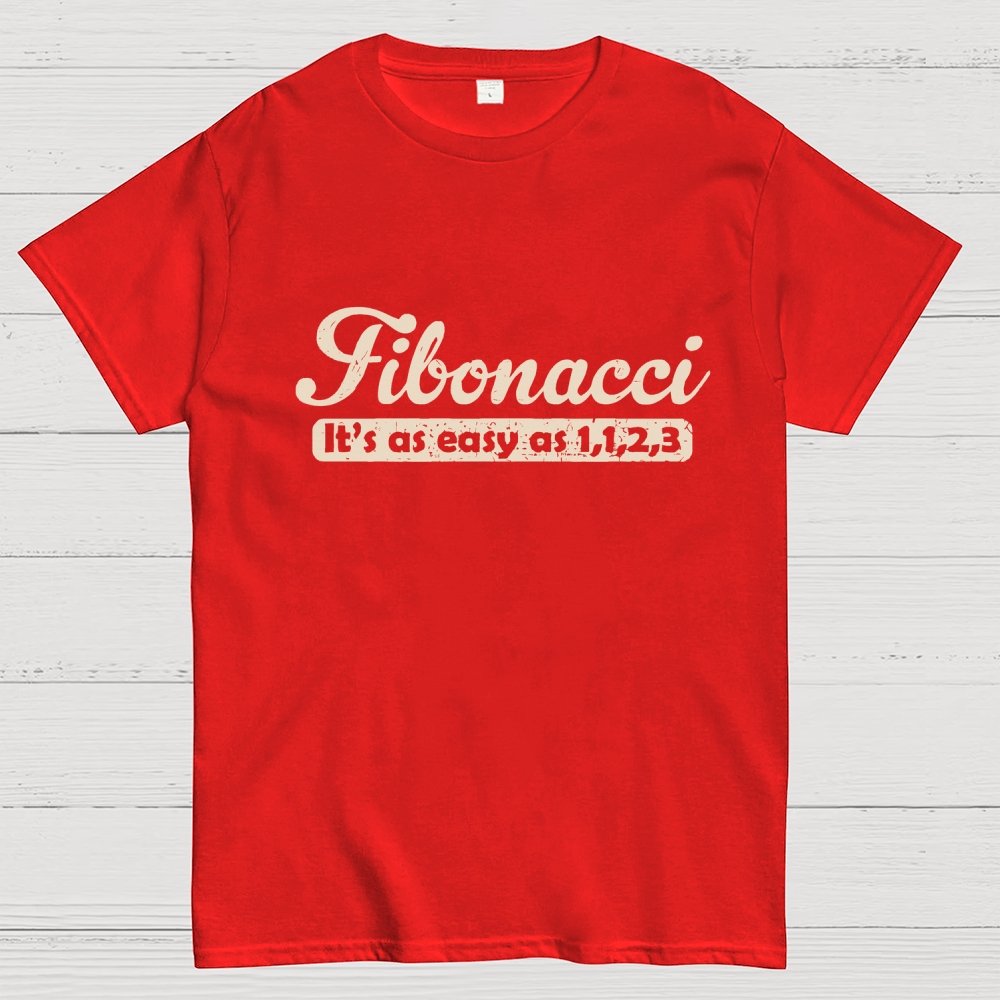 Fibonacci Funny Math Unisex Geek T-Shirt