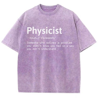 Physics Lover Vintage Distressed T-shirt