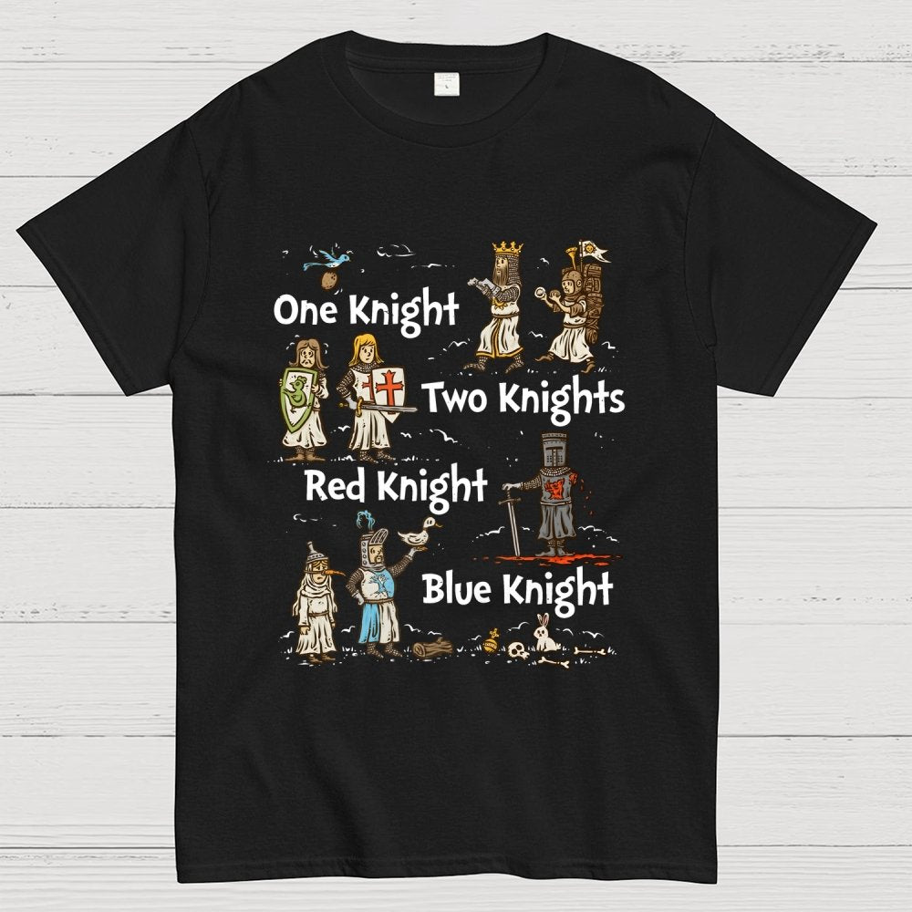 Red Knight, Blue Knight Unisex Geek T-Shirt
