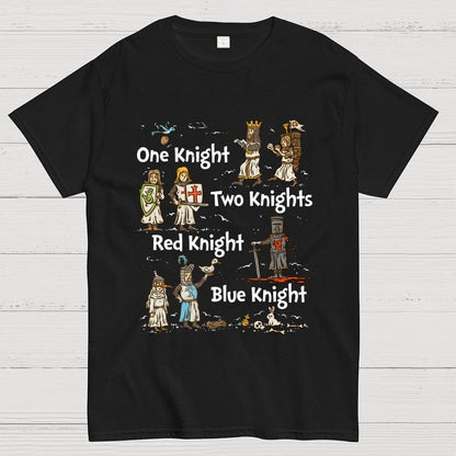 Red Knight, Blue Knight Unisex Geek T-Shirt