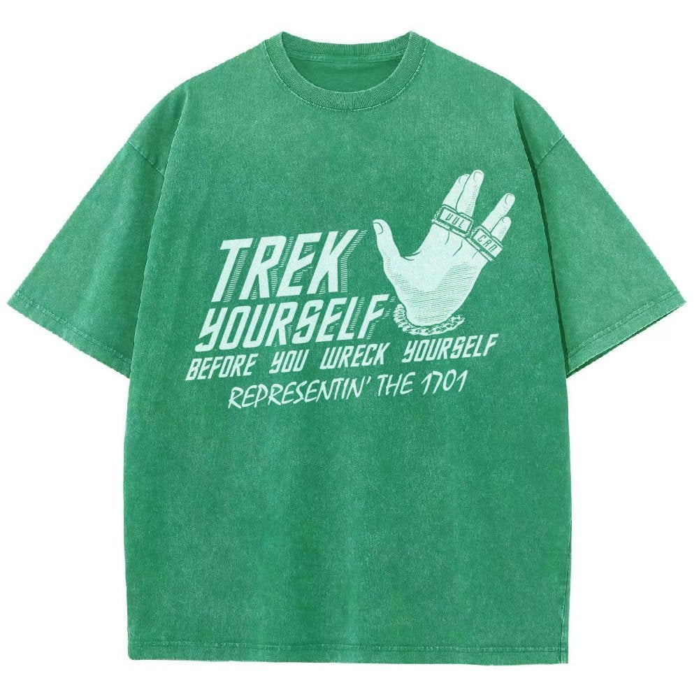 Travel Yourself Vintage Distressed T-shirt