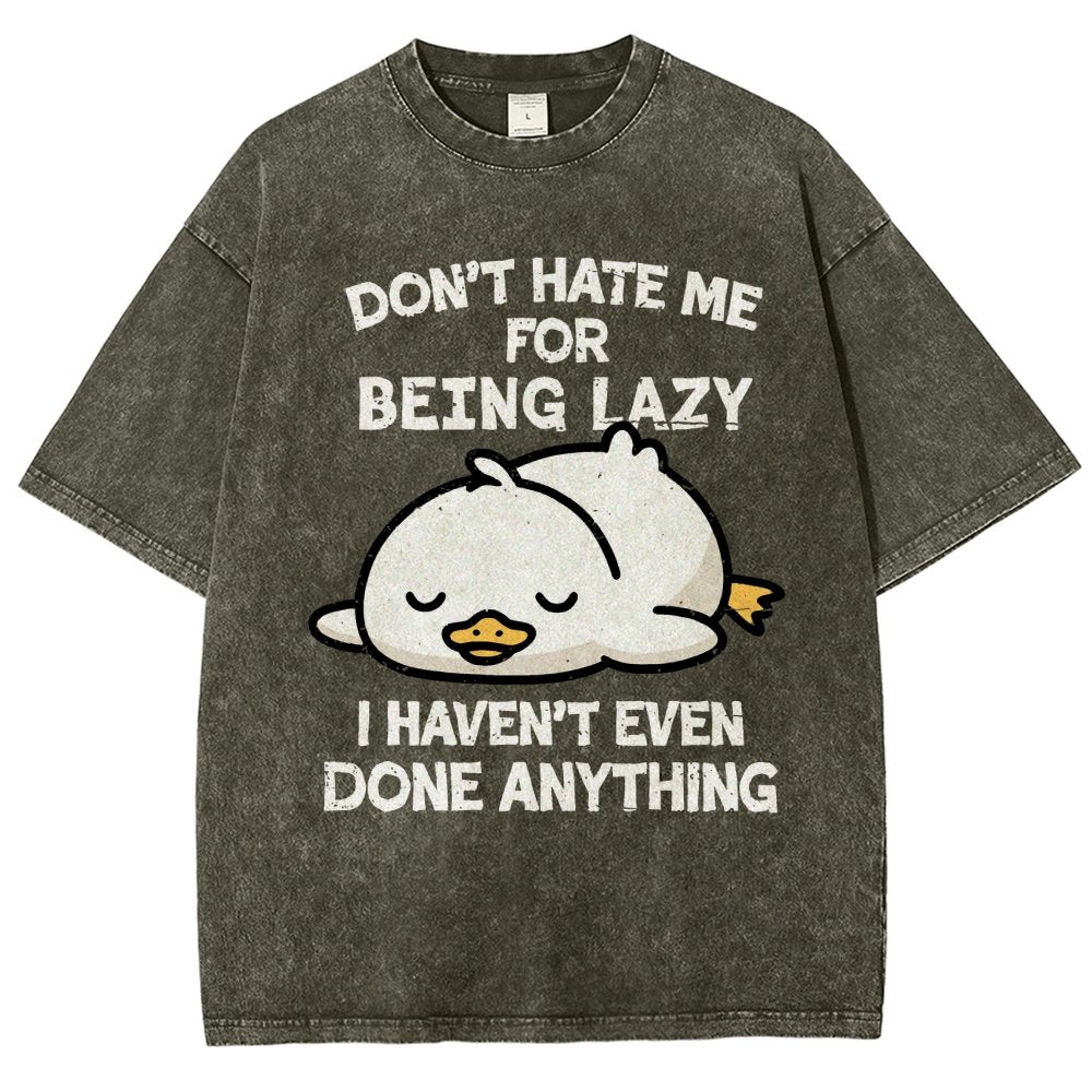 Duck Done Nothing Vintage Distressed T-shirt