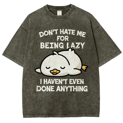 Duck Done Nothing Vintage Distressed T-shirt
