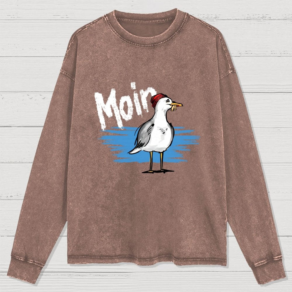 Moin Washed Long Sleeve Tee 2509001408