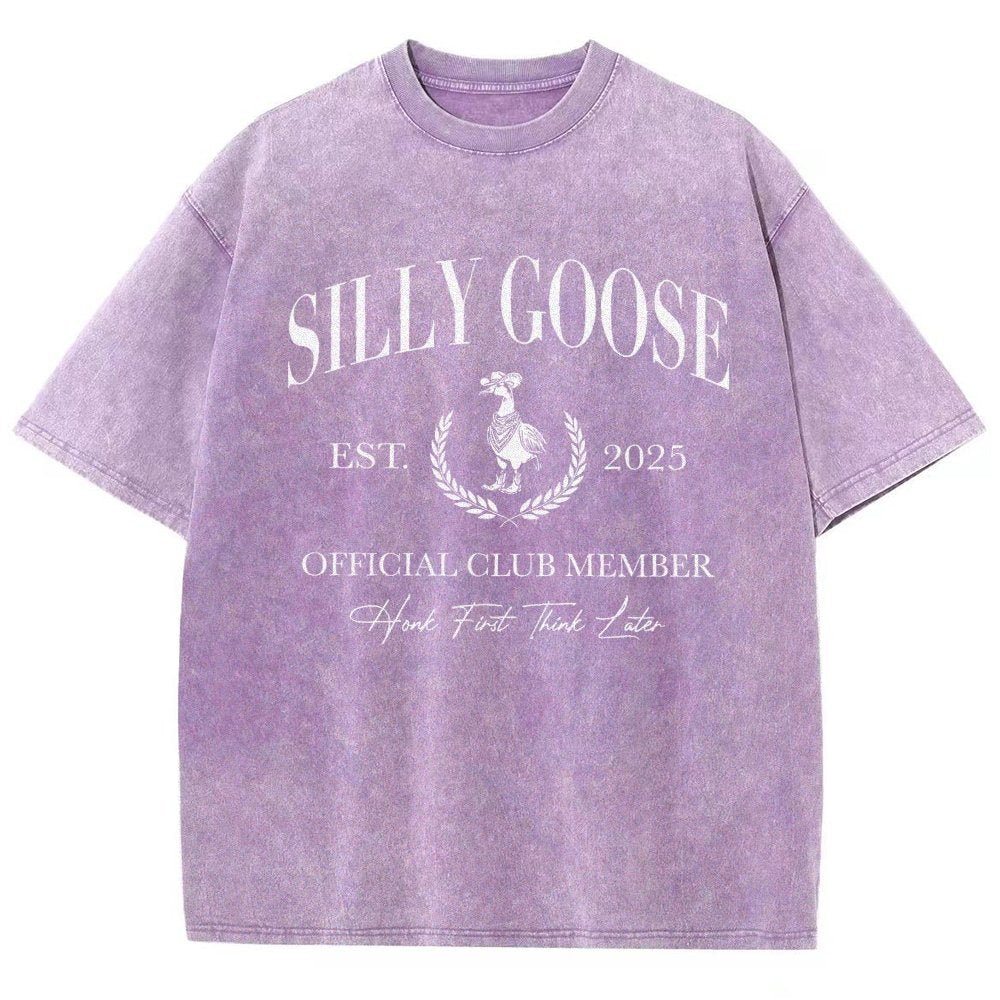 Silly Goose Official Club Vintage Distressed T-shirt