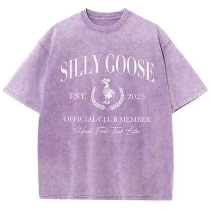 Silly Goose Official Club Vintage Distressed T-shirt