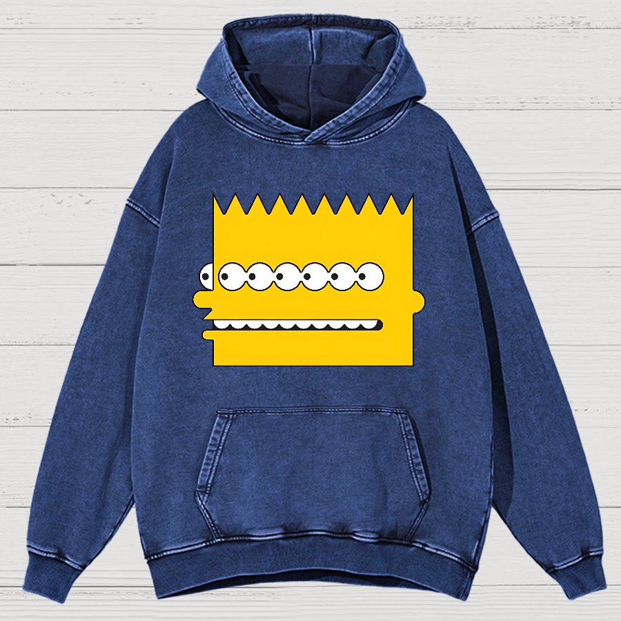 Comics Multi Multi Funny Nerd Vintage Distressed Hoodie