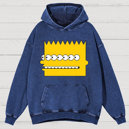 Comics Multi Multi Funny Nerd Vintage Distressed Hoodie