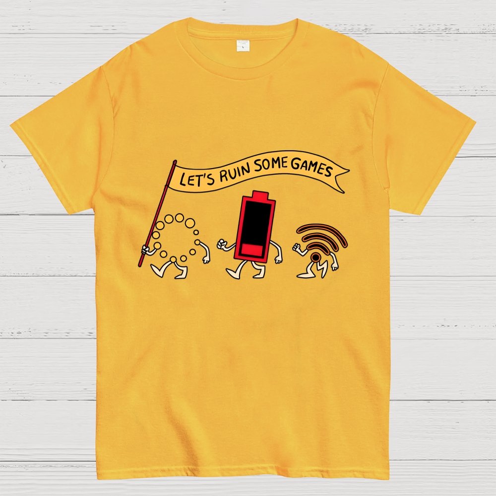 Let's Ruin Some Games Geek T-Shirt