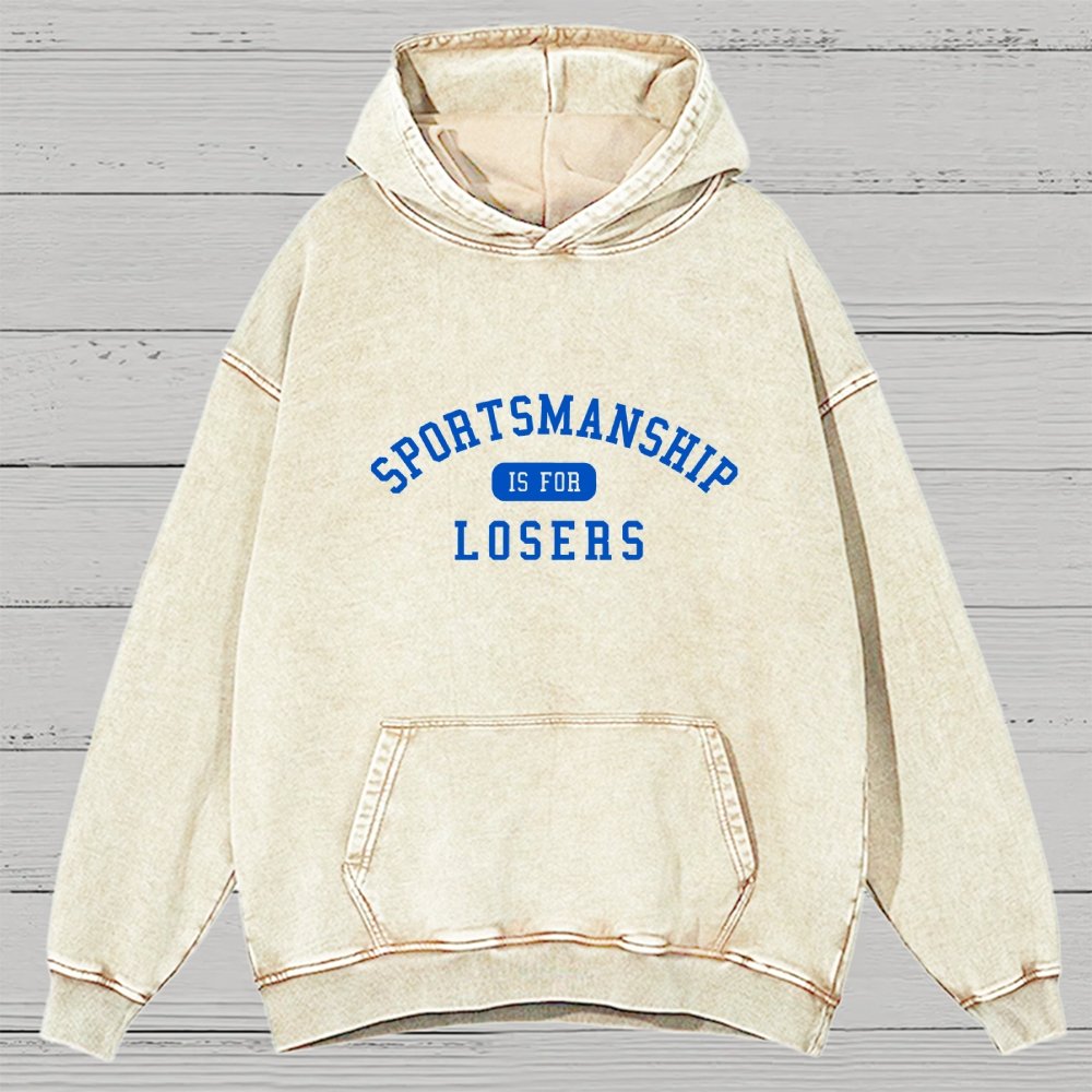 Sportsmanship Vintage Distressed Hoodie