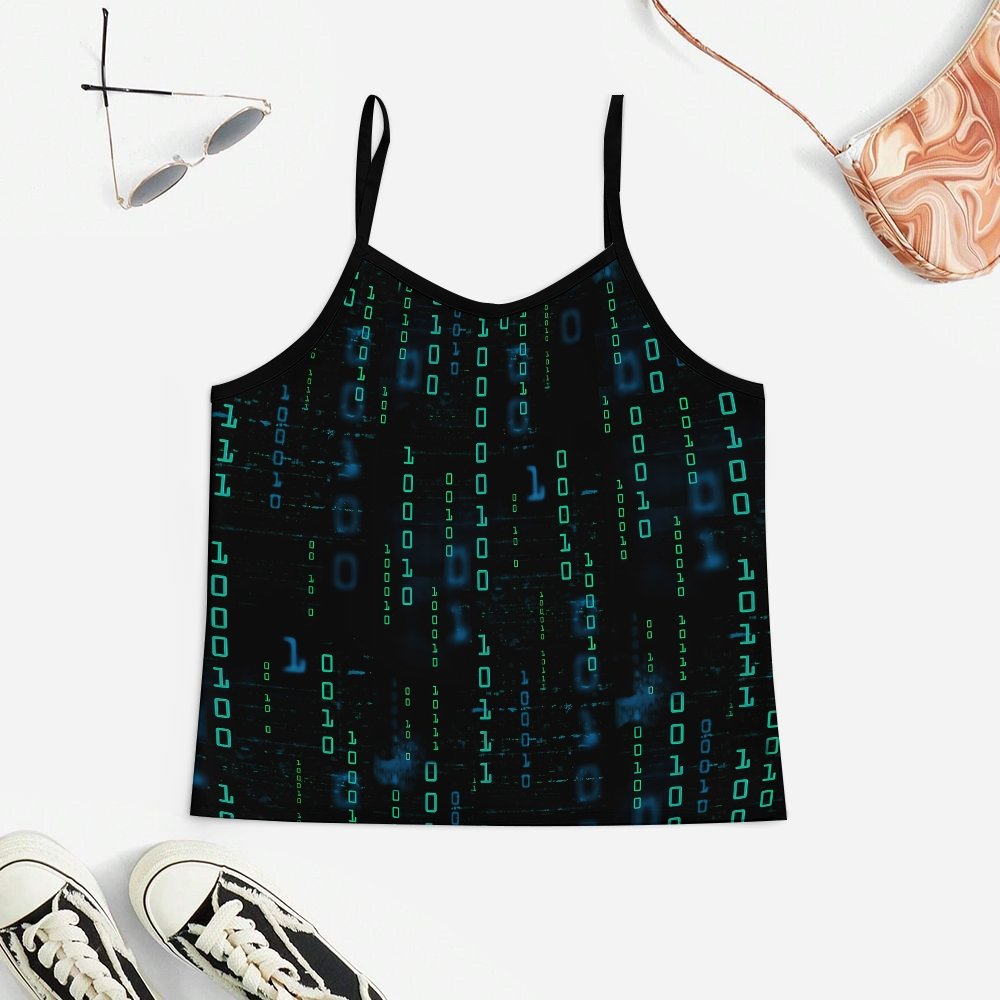 Code 001 Women's Geek Suspender Cami Set