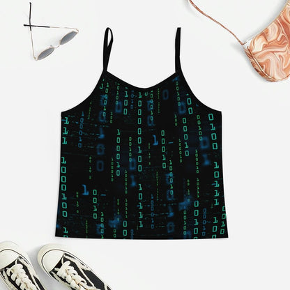 Code 001 Women's Geek Suspender Cami Set