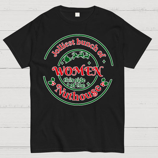Jolliest Bunch of Women Christmas Geek T-Shirt