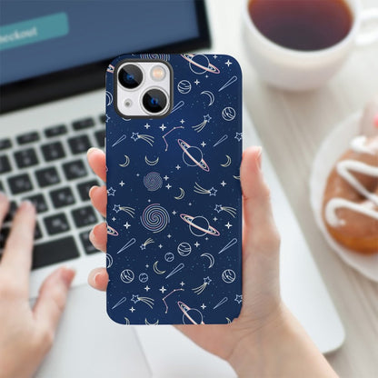 Space Planet Stick Figure Phone Cases