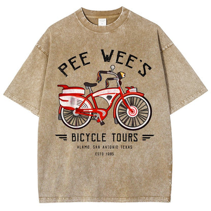 Buddy's Bicycle Tours Vintage Distressed T-shirt