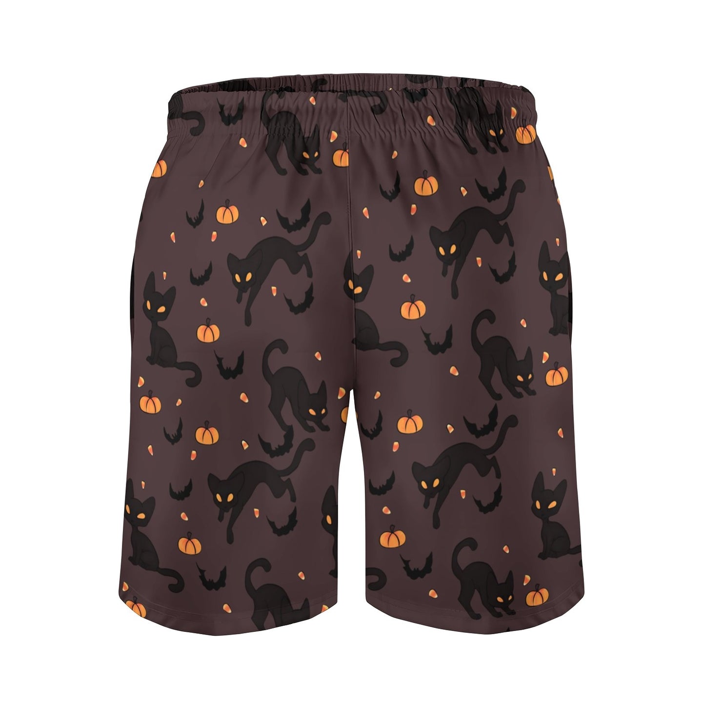 Black Cat Halloween Geek Shorts