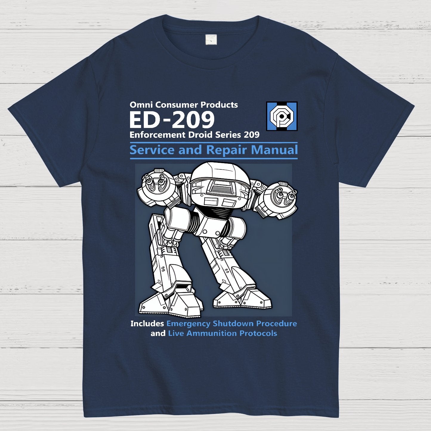 ED209 Service and Repair Manual Geek T-Shirt