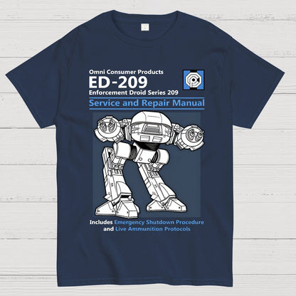 ED209 Service and Repair Manual Geek T-Shirt
