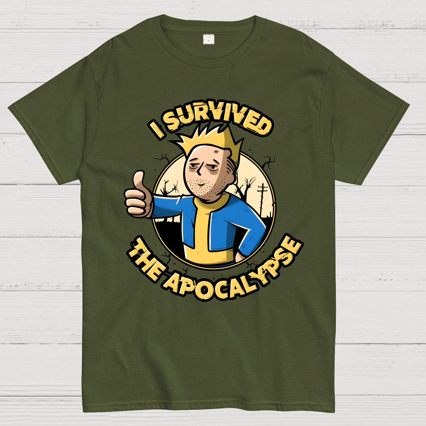 I Survived the Apocalypse Geek T-Shirt