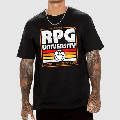 RPG University Vintage Geek T-Shirt