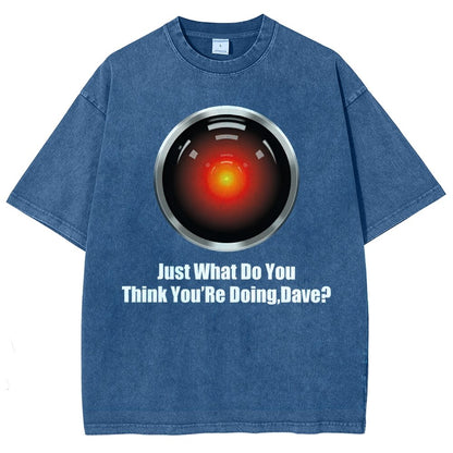 What Do You Think You’Re Doing,Dave? Vintage Distressed T-shirt