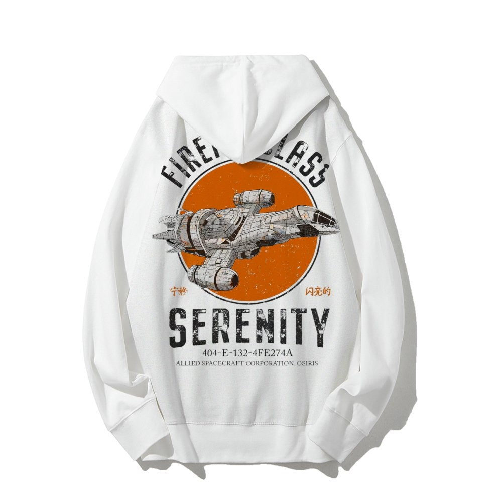 Retro Smugglers Nerdy Printed Back Cotton Hoodie