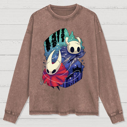 Protector and Knight Washed Long Sleeve Tee