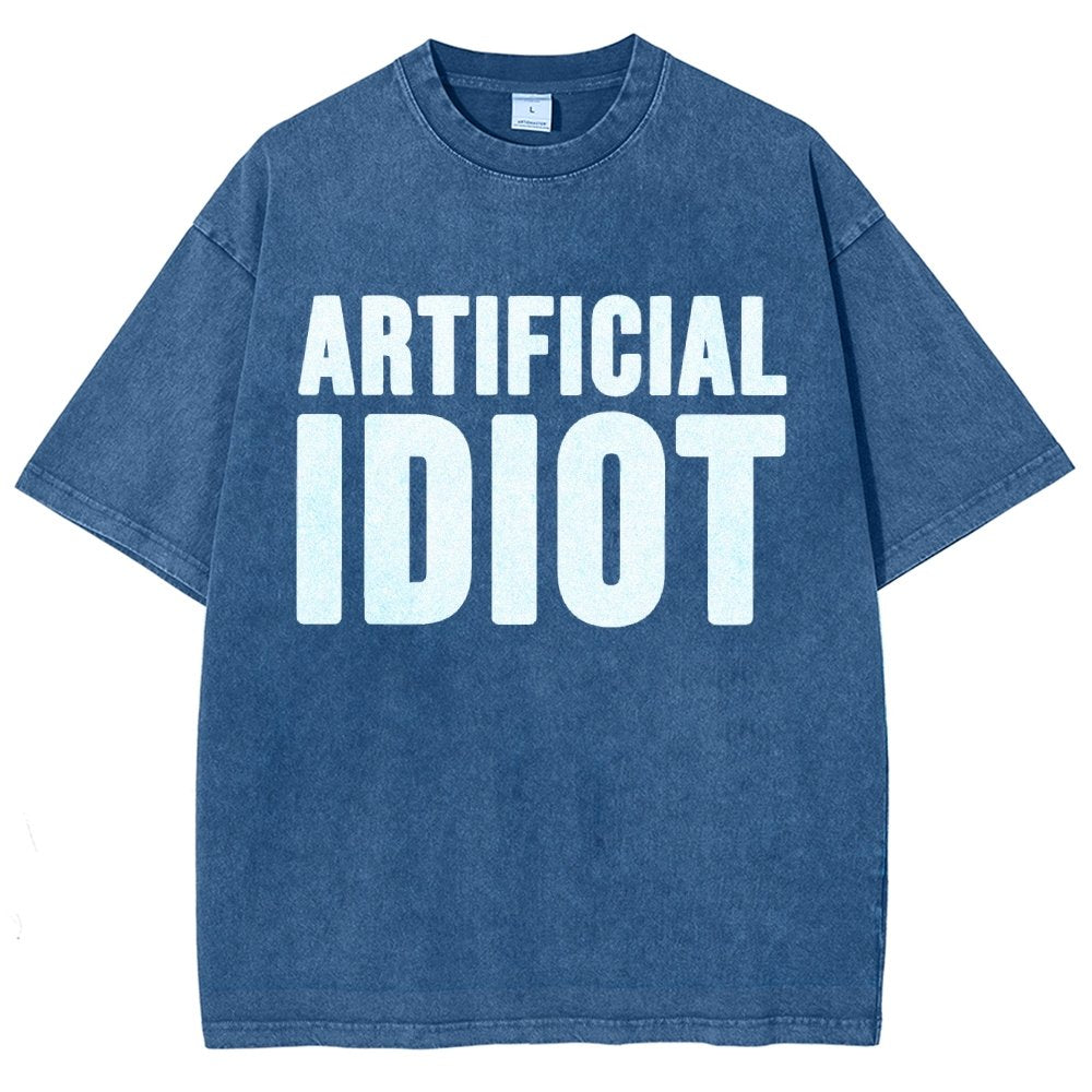 Artificial Idiot Vintage Distressed T-shirt