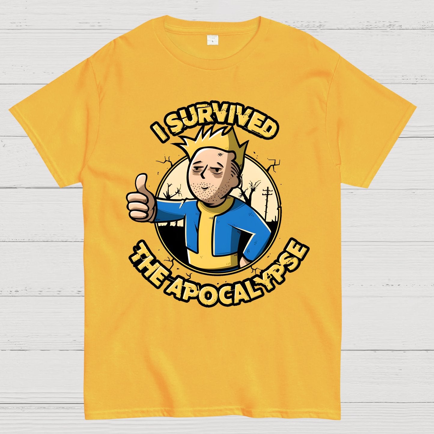 I Survived the Apocalypse Geek T-Shirt