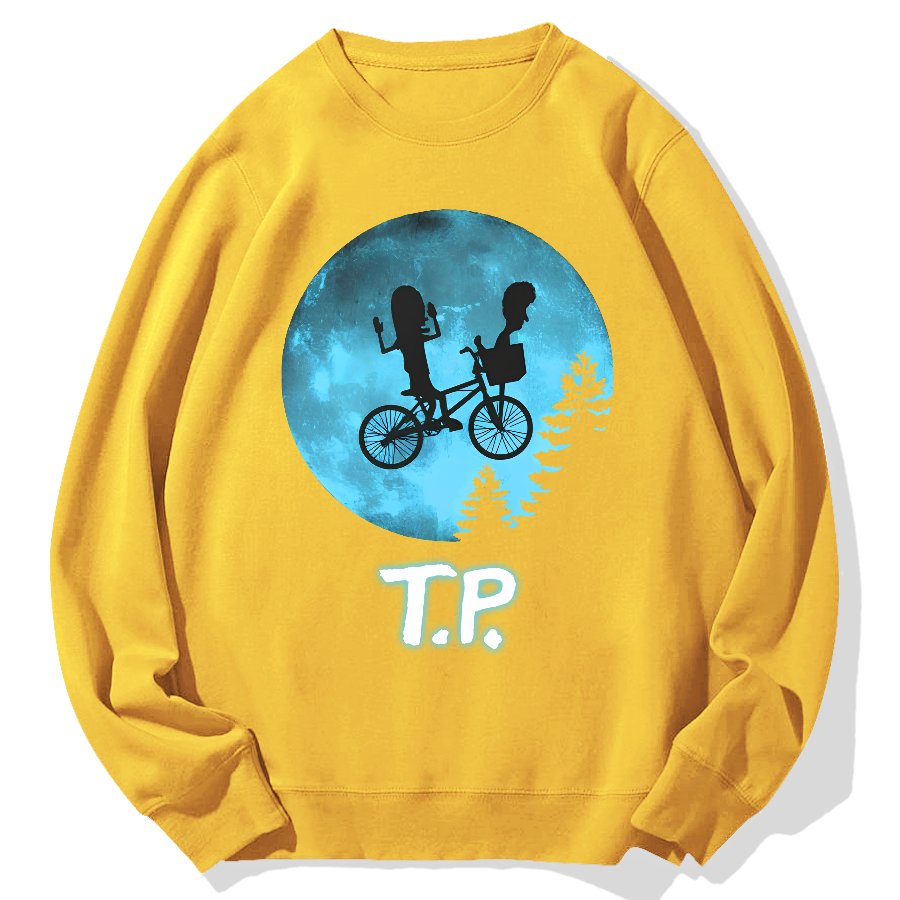 Funny Retro 80's Extraterrestrial Movie Parody 90's Geek Cotton Sweatshirt