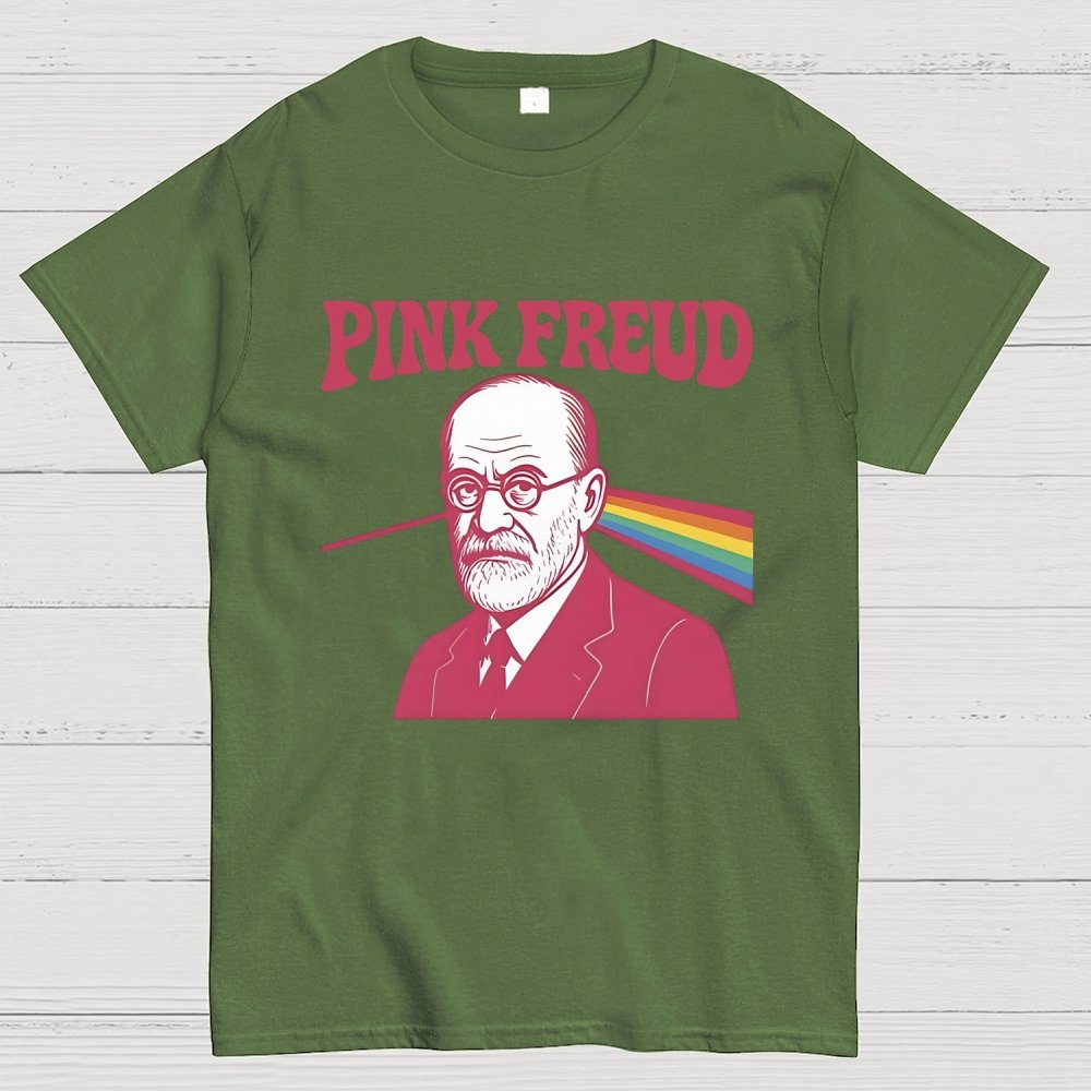 Pink Freud Geek T-Shirt