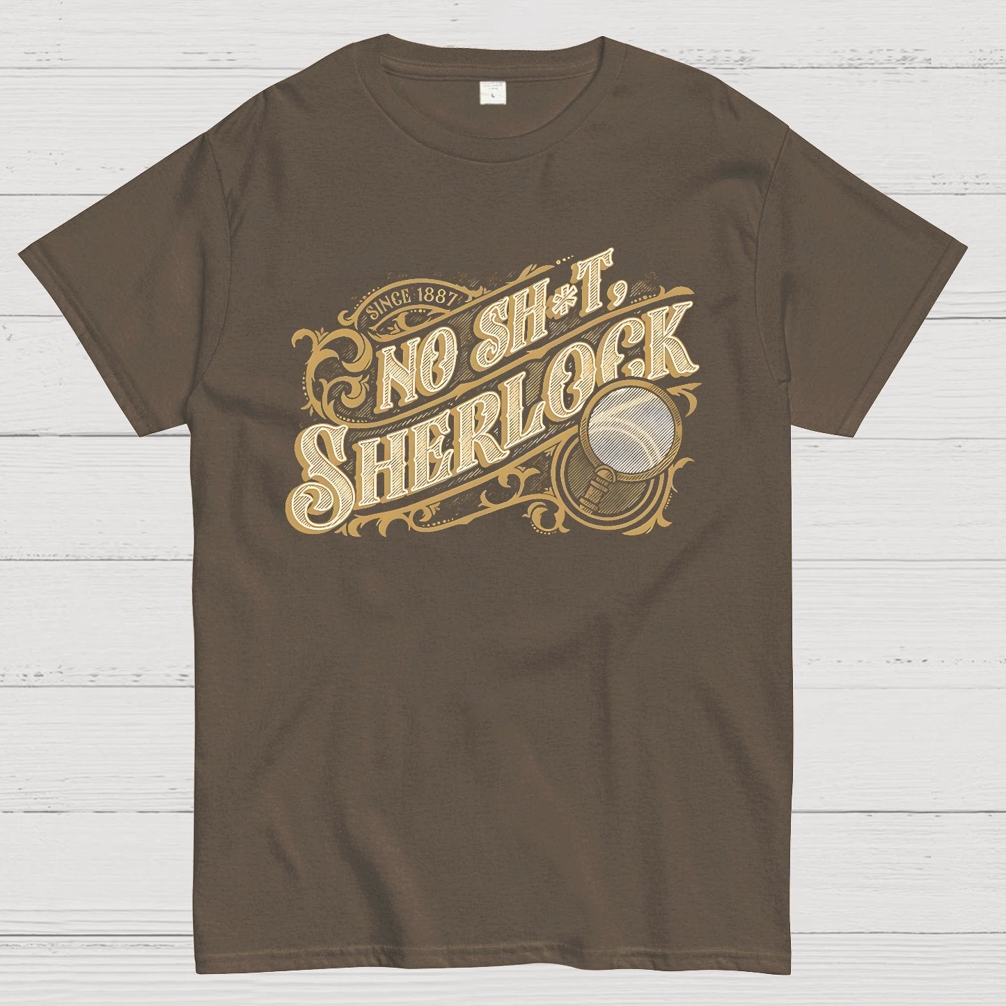 Book Detective Quote No Shit Geek T-Shirt