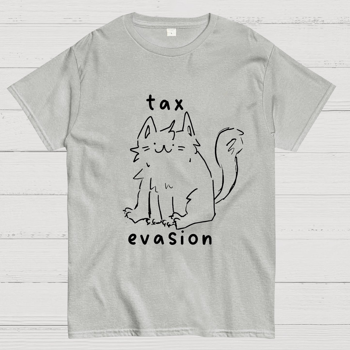 Tax Evasion Cat Geek T-Shirt