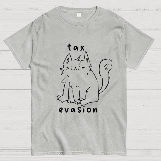 Tax Evasion Cat Geek T-Shirt