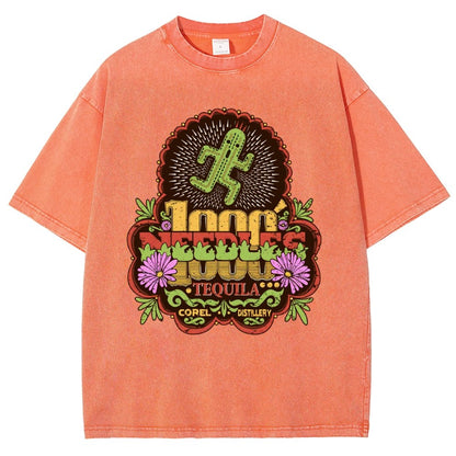 Funny 1000 Needles Tequila Vintage Distressed T-shirt