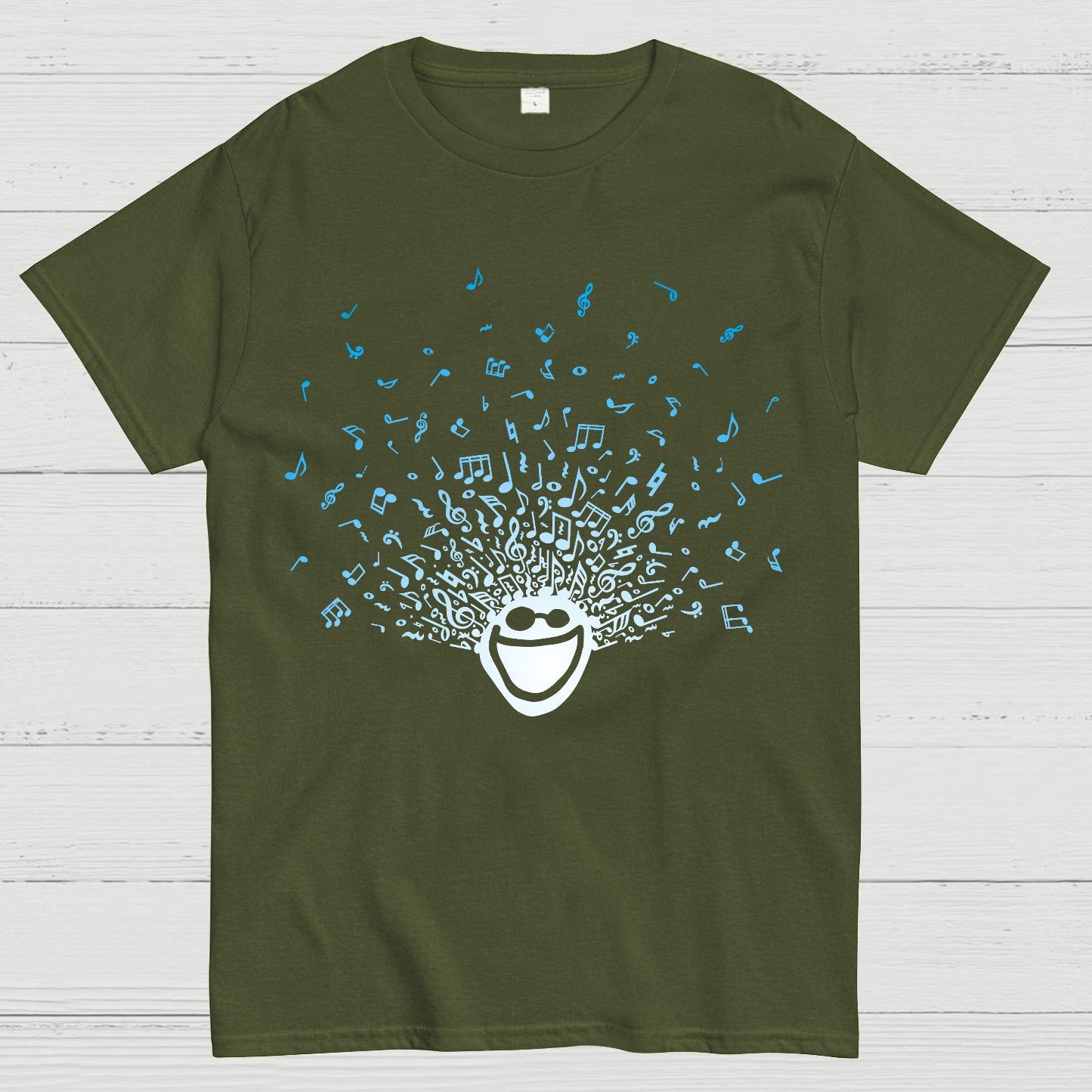 Jake Music Head Nerd Geek T-Shirt