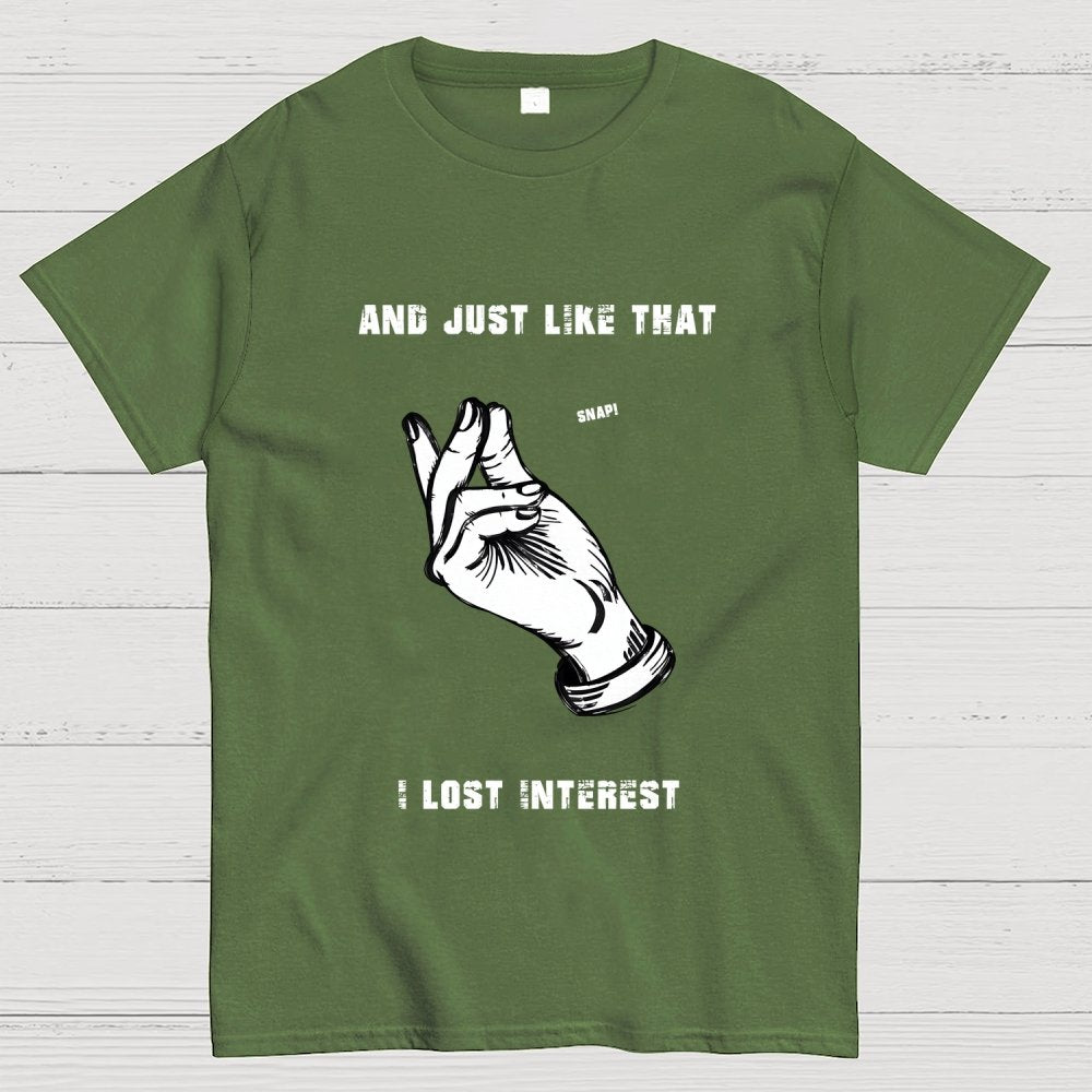 I Lost Interest Geek T-Shirt